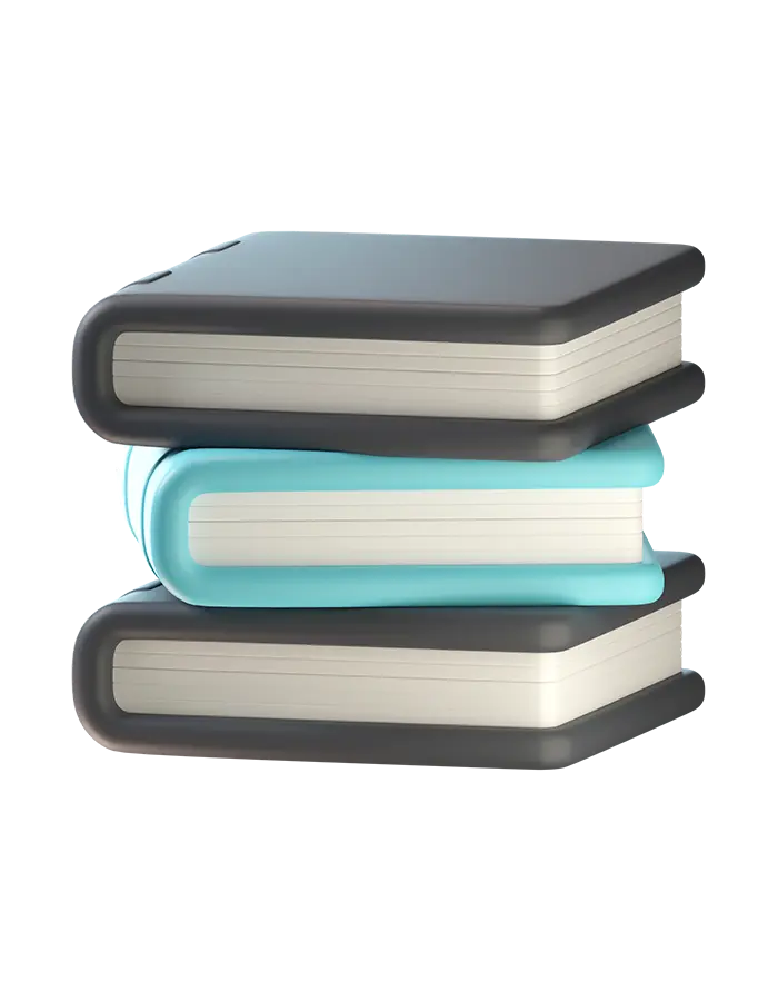 pilha de livros
